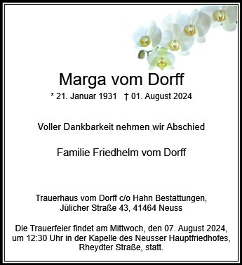 Marga vom Dorff