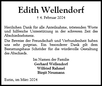 Edith Wellendorf