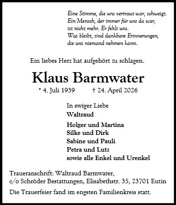 Klaus Barmwater
