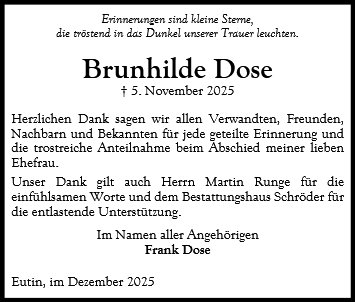 Brunhilde Dose