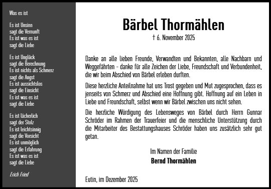 Bärbel Thormählen