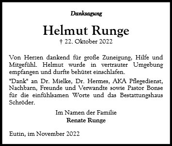 Helmut Runge
