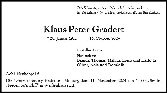 Klaus-Peter Gradert