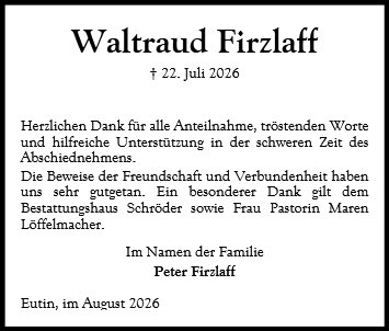 Waltraud Firzlaff