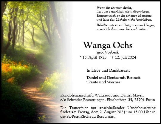 Wanga Ochs