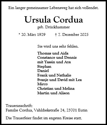 Ursula Cordua