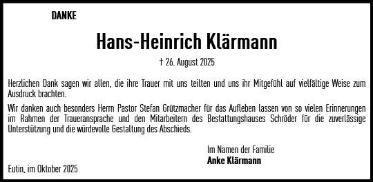 Hans-Heinrich Klärmann