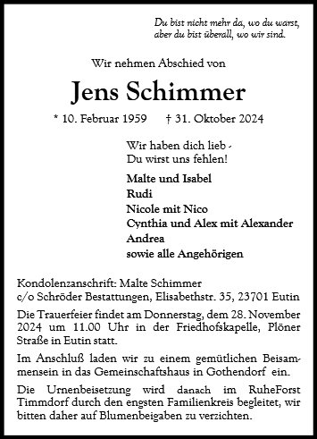 Jens Schimmer