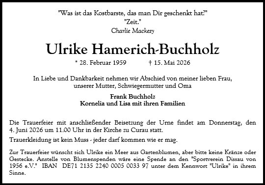 Ulrike Hamerich-Buchholz