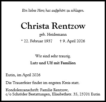 Christa Rentzow