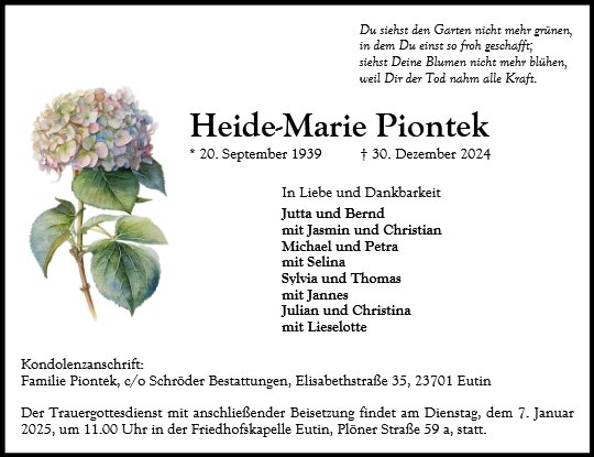 Heide-Marie Piontek