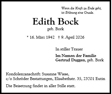 Edith Bock