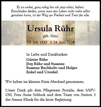 Ursula Rühr
