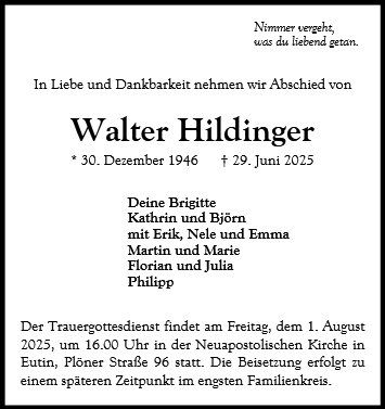 Walter Hildinger