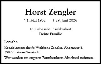 Horst Zengler