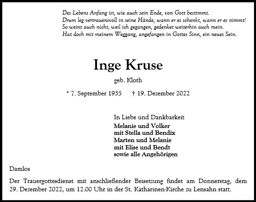 Inge Kruse