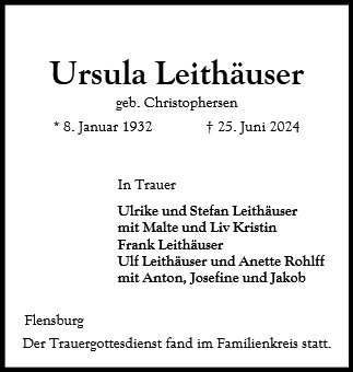 Ursula Leithäuser