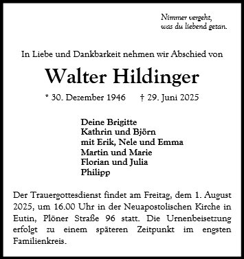 Walter Hildinger