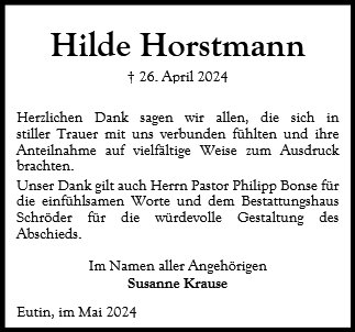 Hilde Horstmann