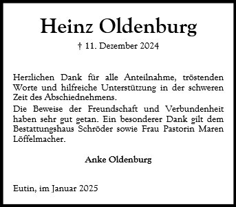 Heinz Oldenburg