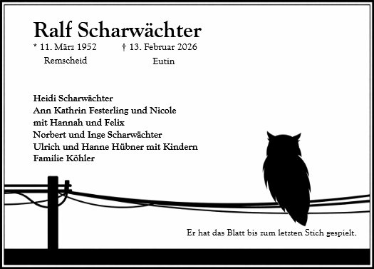 Ralf Scharwächter