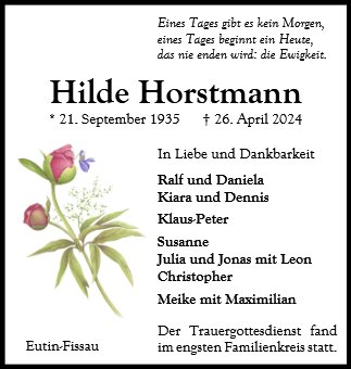 Hilde Horstmann