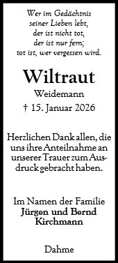 Wiltraut Weidemann