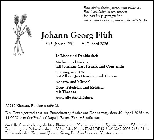 Johann Georg Flüh