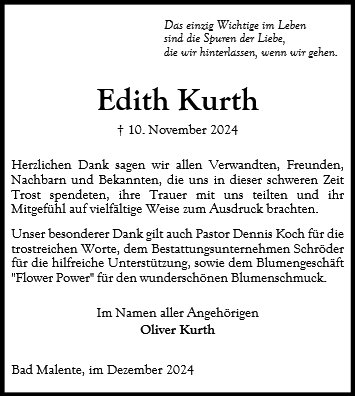 Edith Kurth