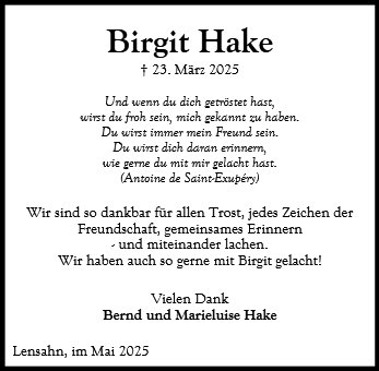 Birgit Hake