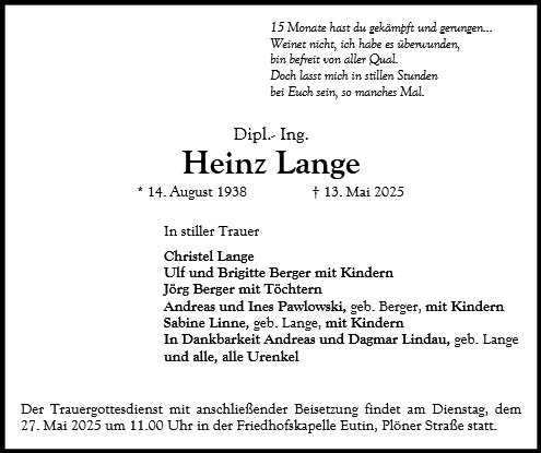 Heinz Lange