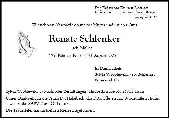 Renate Schlenker