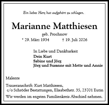 Marianne Matthiesen