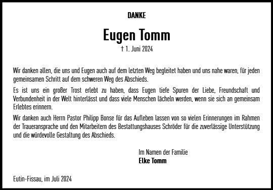 Eugen Tomm