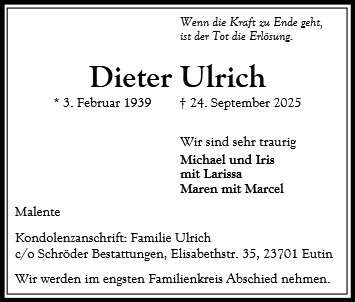 Dieter Ulrich