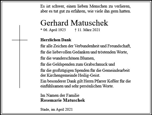 Gerhard Matuschek