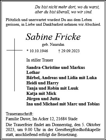 Sabine Fricke