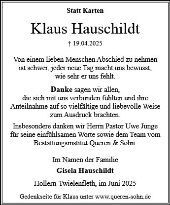 Klaus Hauschildt