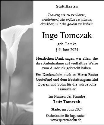 Inge Tomczak