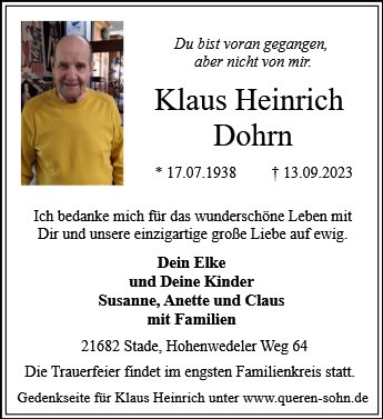 Klaus Heinrich Dohrn