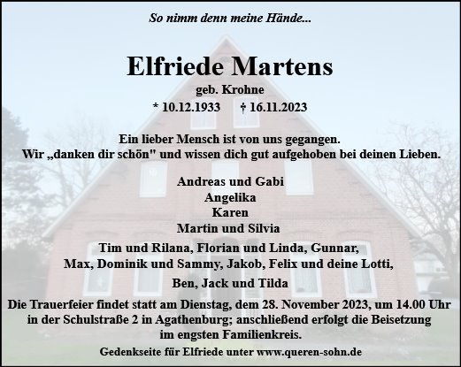 Elfriede Martens