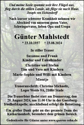 Günter Mahlstedt