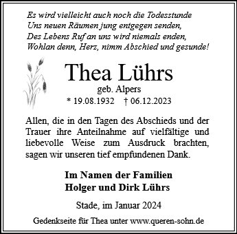 Thea Lührs