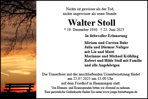 Walter Stoll