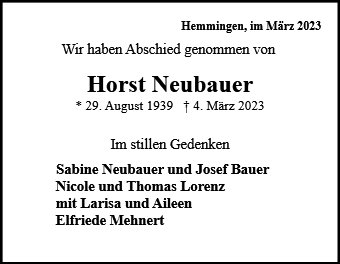 Horst Neubauer