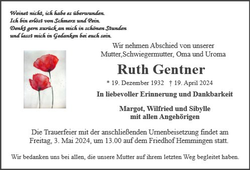 Ruth Gentner