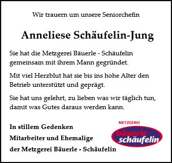 Anneliese Schäufelin-Jung