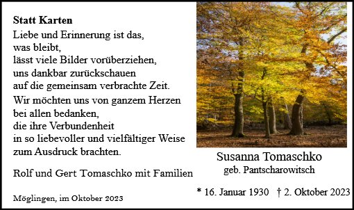 Susanna Tomaschko