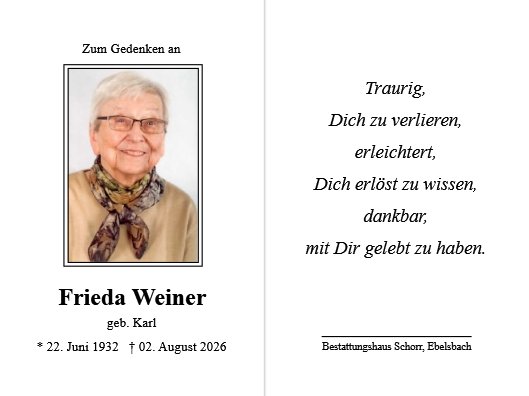 Frieda Weiner