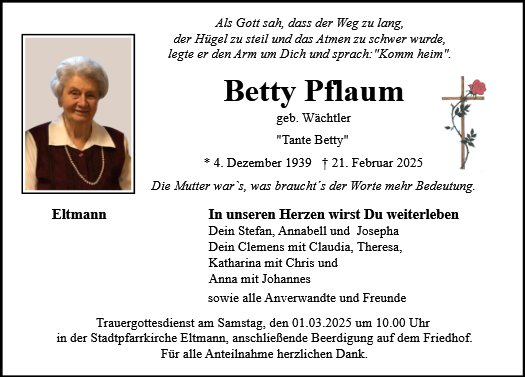 Betty Pflaum